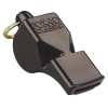 Fox 40 Classic Official Whistle with Break Away Lanyard (Black)