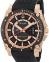 Bulova Men's 98B152 Precisionist Champlain Rubber Strap Watch