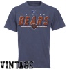 NFL Men's Chicago Bears Vintage Roster II Short Sleeve Pigment Dye Tee (Pigment Denim, Large)