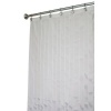 Interdesign Pin Tuck X-Long Shower Curtain, White, 72 Inches X 96 Inches