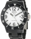 Invicta Women's 1208 Angel White Dial Black Plastic Watch