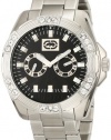 Marc Ecko Men's E13561G2 The Henly Silver Black Classic Analog Watch