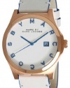 Marc Jacobs Henry White Dial Rose Gold-tone Stainless Steel Mens Watch MBM1249