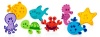 Nuby 16 Piece Bath Tub Foam, Animal Characters