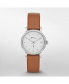 Marc by Marc Jacobs MBM1270 Baker Mini silver tone Tan Leather Watch