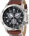 Citizen Men's BL5250-02L Eco-Drive Leather and Titanium Watch