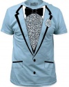 Impact Originals Retro Prom Blue Tux T-shirt