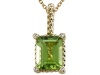 Genuine Peridot Pendant by Effy Collection® in 14 kt Yellow Gold