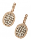 TRENDY FASHION CRYSTAL OVAL DROP EARRINGS BY FASHION DESTINATION | (Copper)