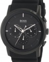 Hugo Boss Black Dial Black Rubber Mens Watch 1512639