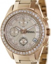 Fossil Decker Chronograph Stainless Steel Watch - Rose Es3352