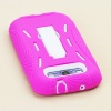 Eagle Cell   Armor Hybrid Case with Kickstand for Samsung Galaxy S3 i9300, i747 White/Hot Pink