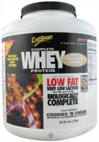 CytoSport Complete Whey Protein, Cookies and Creme, 5 Pound