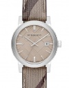 Burberry Smoke Check Strap Watch, 34mm BU9118 Women