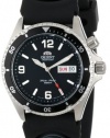 Orient Men's CEM65004B 'Black Mako' Automatic Rubber Strap Dive Watch