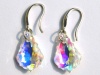 Clear AB Crystal .925 Silver Dangle Earrings with Swarovski Elements®