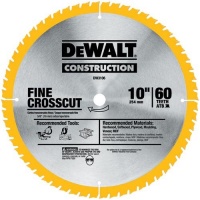 DEWALT DW3106P5D60I Series 20 10-Inch 60T Fine Finish Saw Blade, 2-Pack