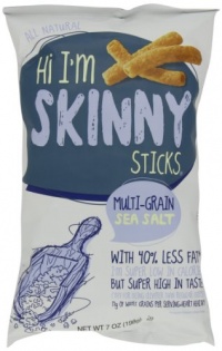 Hi I'm Skinny Sticks, Sea Salt Multigrain, 7-Ounce