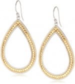 Anna Beck Designs Gili 18k Gold-Plated Large Wire Rimmed Open Drop Earrings