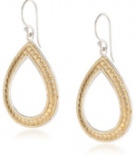 Anna Beck Designs Gili 18k Gold-Plated Medium Wire Rimmed Open Drop Earrings