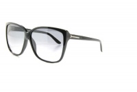 Tom Ford Lydia FT0228 Sunglasses - 01B Black (Gray Gradient Lens) - 61mm