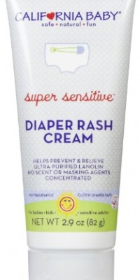 California Baby Diaper Rash Cream Super Sensitive Fragrance Free -- 2.9 oz