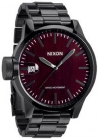 NIXON Men's NXA1981107 Black Ion-Plated Stainless Steel Watch