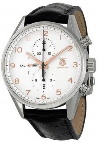 Tag Heuer Carrera Calibre 1887 Chronograph Automatic Silver Dial Mens Watch CAR2012.FC6235