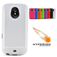 Hyperion Samsung Galaxy Nexus Extended Battery HoneyComb TPU Case Retail Packaging for ALL Hyperion, Qcell, and Anker-White