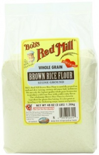 Bob's Red Mill Rice Flour Brown, 48-Ounce (Pack of 4)