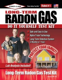 Pro-Lab RL116 Long-Term Radon Gas Test Kit