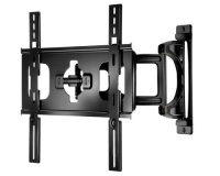 Peerless SUA746PU Ultra-Slim Full-Motion Plus Wall Mount for 32-46-Inch Ultra-Thin Screens Weighing Up to 60 lb - Gloss Black