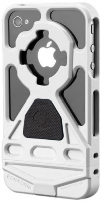 Rokform Rokbed v3 Apple iPhone 4 / 4S Case with Remote Mounting System (White)