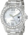 Invicta Women's 15251 Pro Diver Silver Dial Crystal Accented Stainless Steel Watch