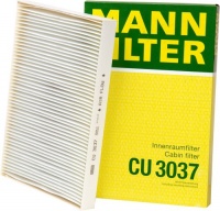 Mann-Filter CU 3037 Cabin Filter for select  Audi models