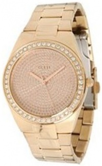 GUESS U11663L1 Sporty Radiance Watch, Rose Gold