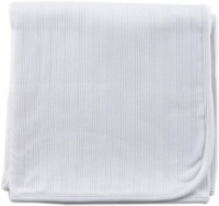 Hudson Baby Organic Receiving Blanket, White