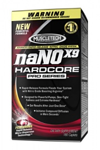 Muscle Tech Nanox9 Hardcore, 180-Count