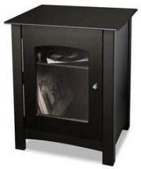 Crosley ST75 Bardstown Entertainment Center Stand (Black)