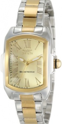 Invicta Women's 15156 Lupah Champagne Dial Two Tone Stainless Steel Watch