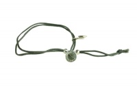 Alex Woo Womens Grey Silver Mini Cord Lightning Bolt Bracelet