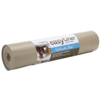 Duck 442038 Cushioned Surface Non-Adhesive Solid Easy Shelf Liner, 12-Inch Wide by 7-Feet Long, Taupe