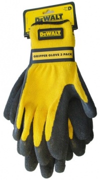 DeWalt DPG70L-3PK Coated Gripper Gloves, Large, 3-Pack