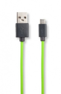 iFrogz IFZ-SYNCUSB-LIM UniqueSync 1-Meter Micro-USB Data Cable - Retail Packaging - Lime (Not for iPhone)