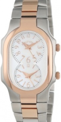 Philip Stein Women's 1TRG-FMOP-SSTRG Signature Two-Tone Rose Gold-Plated Stainless Steel Bracelet Watch