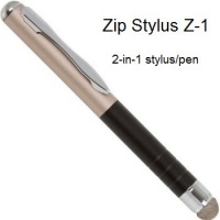 Zip Stylus Capacitive 2-in-1 Stylus Ink Pen Combo for Apple iPad, iPad2, Samsung Galaxy, Blackberry Playbook & Smartphones