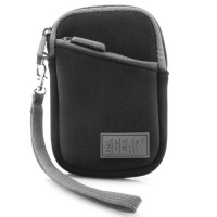 USA GEAR Nikon Compact Camera Case with Neoprene Cushion , Belt Loop & Carrying Wrist Strap for Coolpix S3500 , AW110 , S5200 , S2700 , AW100 , S3300 , S4300 , S8200 , A01 and more Nikon Digital Cameras