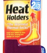 Heat Holders Thermal Socks, Women's Original, US Shoe Size 5-9, Deep Fuchsia