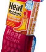 Heat Holders Ladies Slipper Heat Holders, Rose, US Shoe Size 5-9