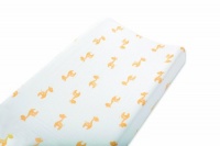 Aden + Anais 100% Cotton Muslin Changing Pad Cover, Safari Friends Giraffe